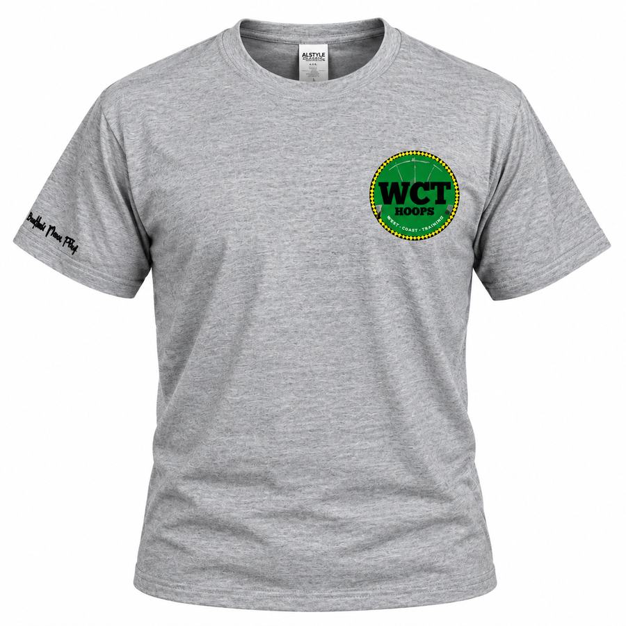 Kente Logo Tee, Ash Grey